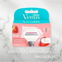 Gillette - Venus Comfortglide - Strawberry - Zoete geur en hydratatie - 4 Navulscheermesjes