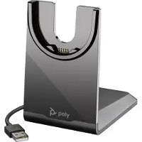 HP Poly Oplaadstation - Poly - Voyager 43 / Focus 2 - USB-A - Draadloos opladen - Zwart