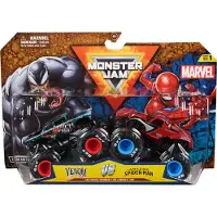 Monster Jam Marvel - Schaal 1:64 - Metaal - 2 Pack assortiment
