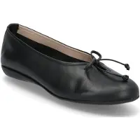Wonders Dames Leren ballerina's Celestina zwart (36), Leer, Plat, Geen, Casual A-61172_3465_5792