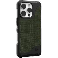 Uag Metropolis LT MagSafe Backcover voor de Apple iPhone 16 Pro - Kevlar Olive