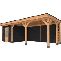 Hillhout Douglas Plat dak Premium 1050x300