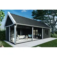 Trendhout Buitenverblijf Zadeldak XXL 1505x595