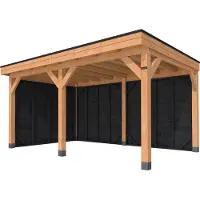 Hillhout Douglas Plat dak Premium 500 x 400 cm