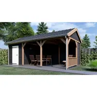 Trendhout Buitenverblijf Zadeldak Betula 615x415