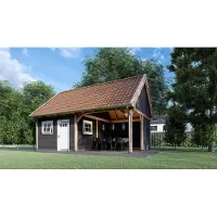 Trendhout Buitenverblijf Zadeldak XXL 950x595