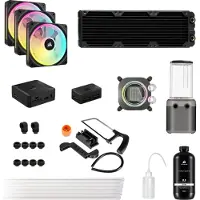 Corsair CPC Corsair Hydro X iCUE XH405i RGB Kit grijs, CPU waterkoelers, Grijs