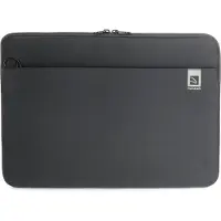 Tucano Top Sleeve MacBook Pro 16 – Robuuste 4mm Neopreen Constructie – Voorvak voor Accessoires – Anti-Slip Systeem - Zwart