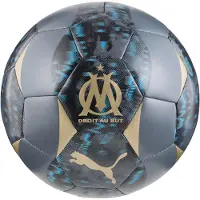 Puma Olympique Marseille Voetbal Maat 5 Grijs Goud Blauw