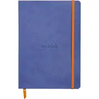Rhodia gebonden boek A5 gelinieerd 80 vel blauw