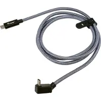 Equip 128423 USB 3.2 Gen 2x2 C naar C U-plug kabel, 3,0 m, zwart, M/M, PD240W, 4K/60Hz, 20Gbps