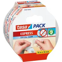 TESA Verpakkingstape Tesa 50mmx50m afscheurbaar transparant | 6 stuks