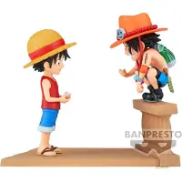 Bandai ONE PIECE - Luffy & Ace - Figure WCF Log Stories 8cm