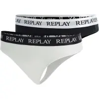 Replay String grijs / zwart / wit