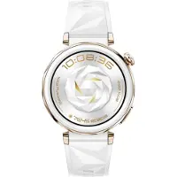 Huawei WATCH GT 5 Pro 42mm Wit fluoroelastomeer band/ GPS / Bluetooth 5.2 / Compatibel met iOS en Android