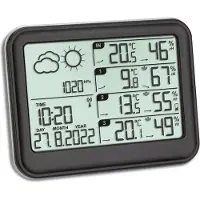TFA-Dostmann View 35.1142.01 Draadloos weerstation Aantal sensoren max.: 3