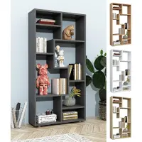 VCM Lanisa wandkast 8 planken beuken decor.