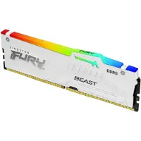 Kingston FURY Beast RGB Wit 16GB DDR5-6000 EXPO DIMM-hoofdgeheugen, CL36-44-44, 1,35V