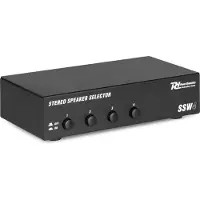 Power Dynamics SSW4 speaker selector voor 4 luidsprekers - 100W per