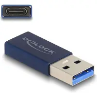 DeLOCK USB A - Blauw -