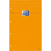 Oxford Notizblock, 210 x 315, kariert, 80 Blatt, orange