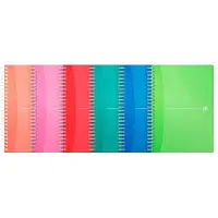 Oxford Spiraalblok Oxford MyColours A5 90vel lijn assorti | 5 stuks