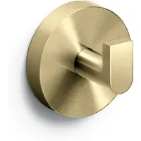 Clou Flat set à 2 kledinghaken, goud geborsteld PVD