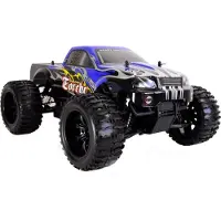 Amewi Torche Brushed 1:10 RC auto Elektro Monstertruck 4WD RTR 2,4 GHz Incl. accu en lader
