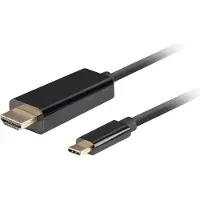 Lanberg CA-CMHD-10CU-0018-BK video cable adapter USB Type-C HDMI