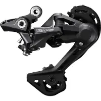 Shimano Achterderailleur 2 x 10/11-speed Deore M4120 SGS - directe montage - zwart