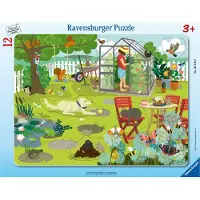 Ravensburger Frame puzzel - Onze tuin 12 stukjes
