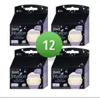 Wilkinson Sword Wilkinson Intuition Dry Skin Cocos Scheermesjes - Voordeelverpakking 4 x 3 Stuks