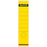 Leitz Rugetiket Leitz breed/lang 62x285mm zelfklevend geel | 10 stuks