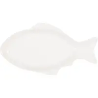 Clayre & Eef Kom Vis 375 ml Wit Keramiek