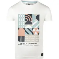 Koko Noko T-shirt wit Jongens Stretchkatoen Ronde hals Printopdruk - maat 92