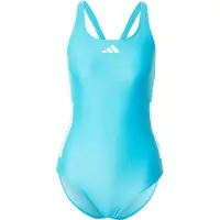 Adidas Sportbadpak '3-Stripes C-Back' neonblauw / wit