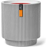 Capi Europe Bloempot Groove Wit D 43,5 H 46 Cm