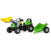 Rolly Toys RollyKid - Traptractor met Frontlader en Aanhanger