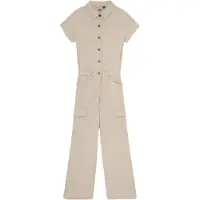 Indian blue jeans Meisjes Jumpsuits Jumpsuit Cargo Wide Fit - Beige - Maat 176