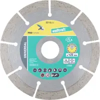 Wolfcraft 8314000 Diamanten doorslijpschijf 125 mm 1 stuk(s) Metselwerk