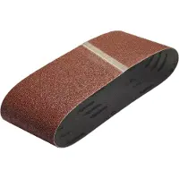 Wolfcraft - Schuurbanden voor Bandschuurmachine - Korrel 40 - 6 stuks - 76 x 457 mm - Schuurpapier Rollen - Schuurrollen - Schuurband - 3111000