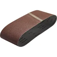Wolfcraft - Schuurbanden voor Bandschuurmachine - Korrel 80 - 6 stuks - 76 x 457 mm - Schuurpapier Rollen - Schuurrollen - Schuurband - 3113000