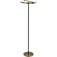 Searchlight LED-vloerlamp Aerial, dimbaar, brons / oud-messing, Woon-/ Eetkamer, metaal, Modern, LED vloerlamp