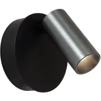 Lucide Oplaadbare Wandlamp Toni - Grijs - Magnetisch - 2w