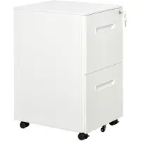 EStore -Rollcontainer-kaltgewalzter Stahl-39L x 48B x 67H cm-Weiß