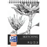 Oxford Tekenblok Oxford Sketching A3 50 vel 120 gram spiraal | 5 stuks