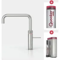 Quooker Cube Fusion square RVS met Combi+ reservoir