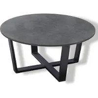 Yoi Bijzettafel Teeburu Black Concrete 75 x 35 cm
