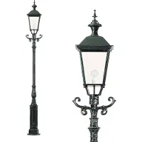 Ks Verlichting Nostalgische tuinlamp Wenen groen