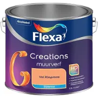 Flexa - Creations Muurverf Zijdemat - Vol Klaproos - Mengverf - 2,5 L